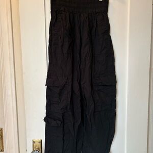 Aerie Charcoal Textured Pants